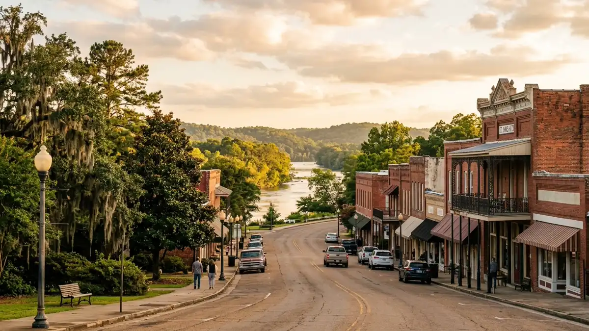 Public restroom locations mapped in Barbour County, Alabama — 4 facilities across the city