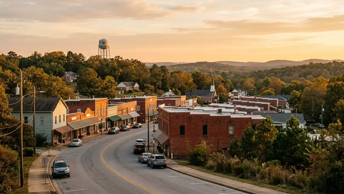 Public restroom locations mapped in Calera, Alabama — 4 facilities across zip codes 35040