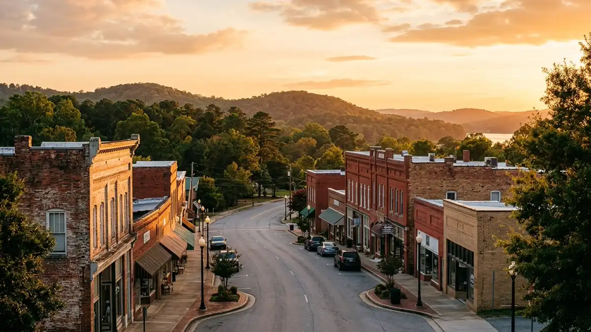 Public restroom locations mapped in Centre, Alabama — 5 facilities across zip codes 35960