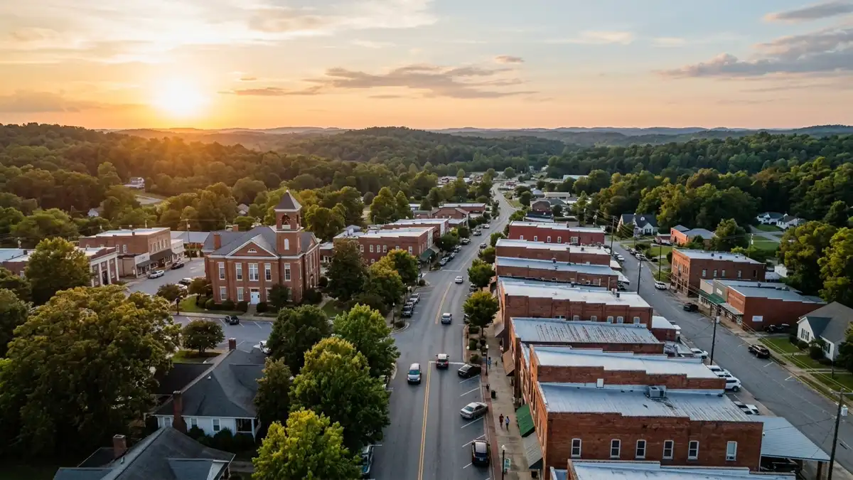Public restroom locations mapped in Clanton, Alabama — 1 facility across zip codes 36045