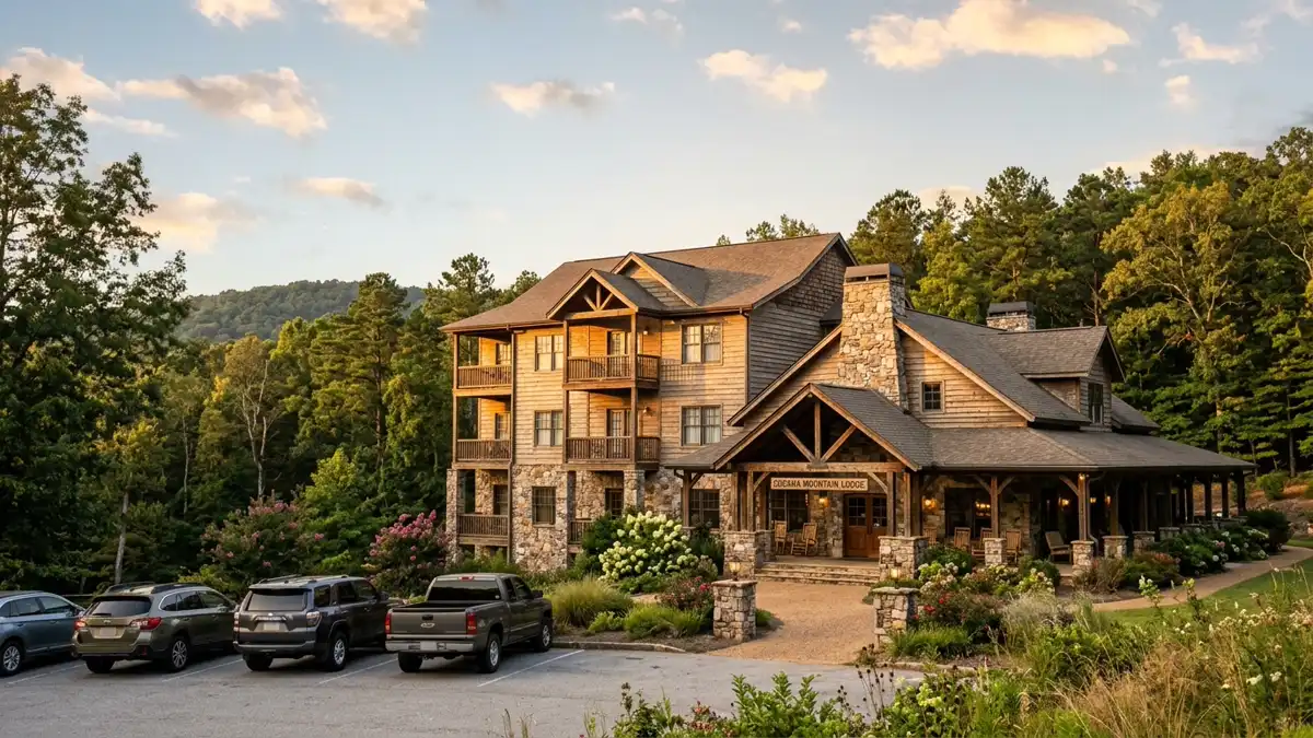 Hotels and accommodation options near mapped restrooms in Cleburne County, Alabama