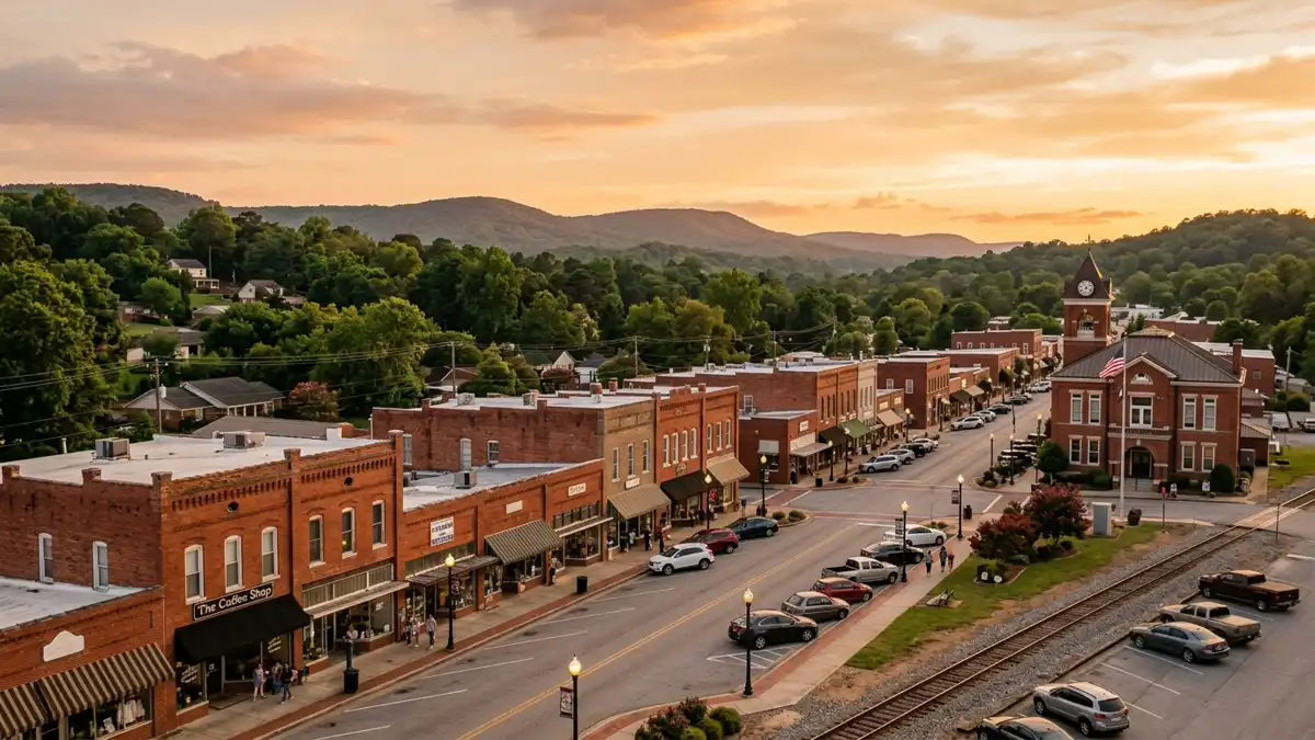 Public restroom locations mapped in Hartselle, Alabama — 5 facilities across zip codes 35640