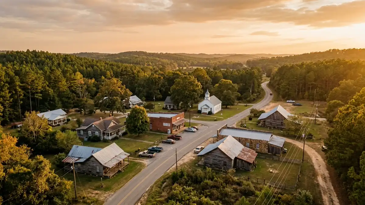 Public restroom locations mapped in Hays Mill, Alabama — 1 facility across zip codes 35620