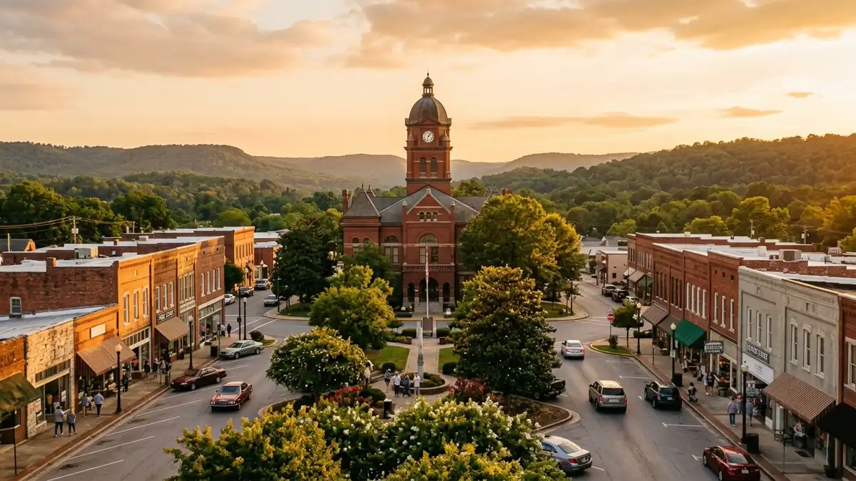 Public restroom locations mapped in Scottsboro, Alabama — 2 facilities across zip codes 35769