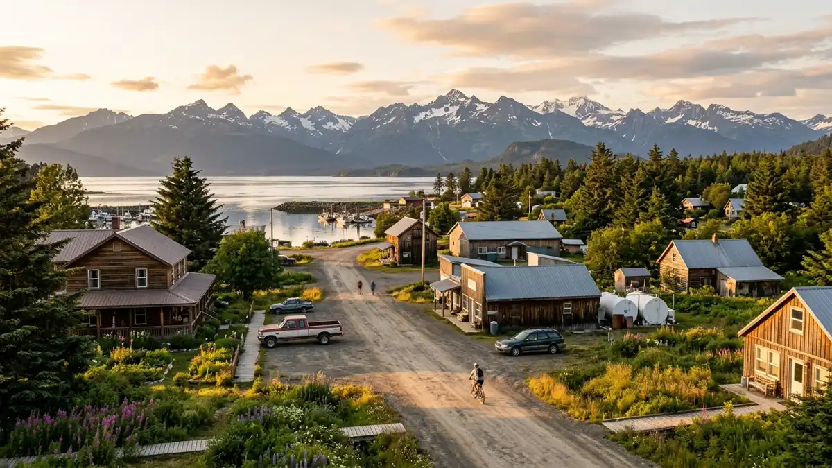 Public restroom locations mapped in Gustavus, Alaska — 4 facilities across zip codes 99826