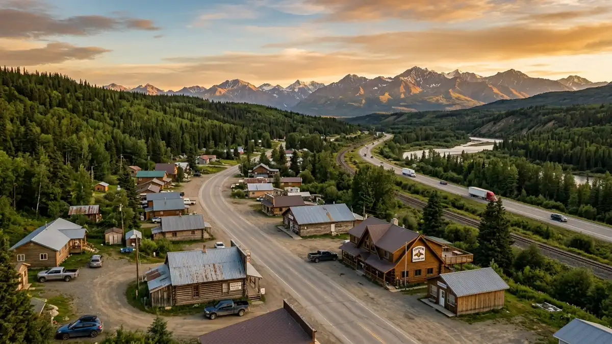Public restroom locations mapped in Healy, Alaska — 1 facility across the city