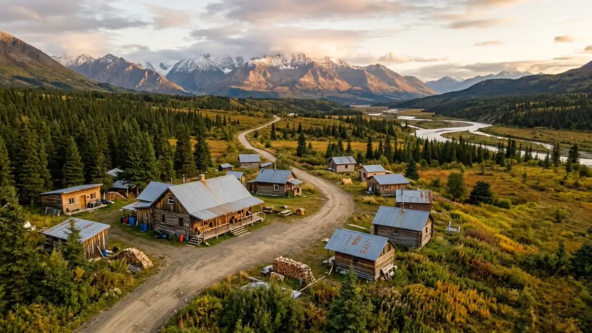 Public restroom locations mapped in Kantishna, Alaska — 4 facilities across the city