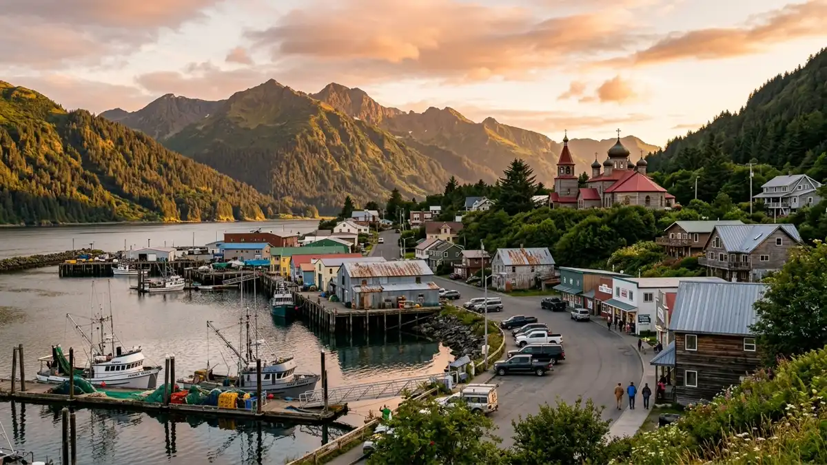 Public restroom locations mapped in Kodiak, Alaska — 1 facility across the city