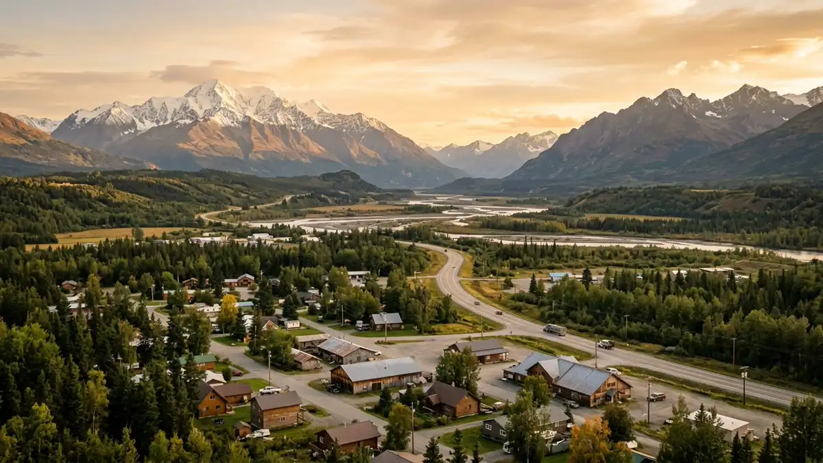 Public restroom locations mapped in Matanuska Susitna Borough, Alaska — 157 facilities across zip codes 99623, 99676
