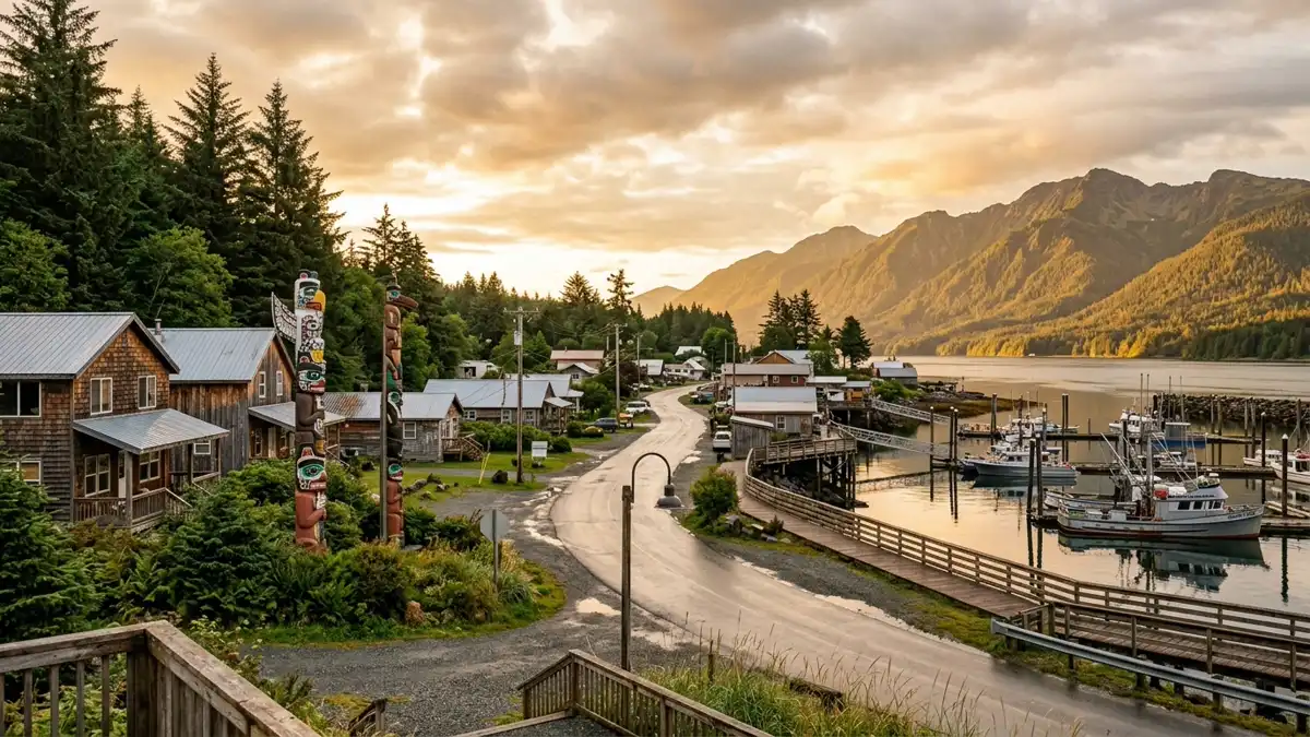 Public restroom locations mapped in Saxman, Alaska — 1 facility across the city