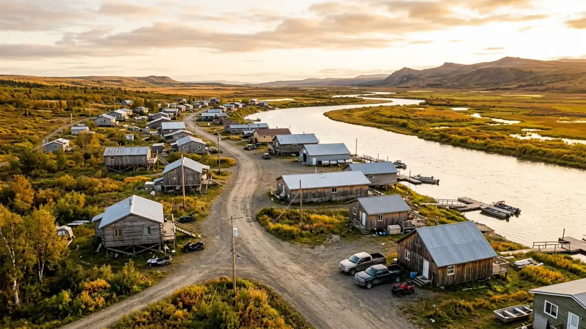 Public restroom locations mapped in Tanani, Alaska — 1 facility across the city