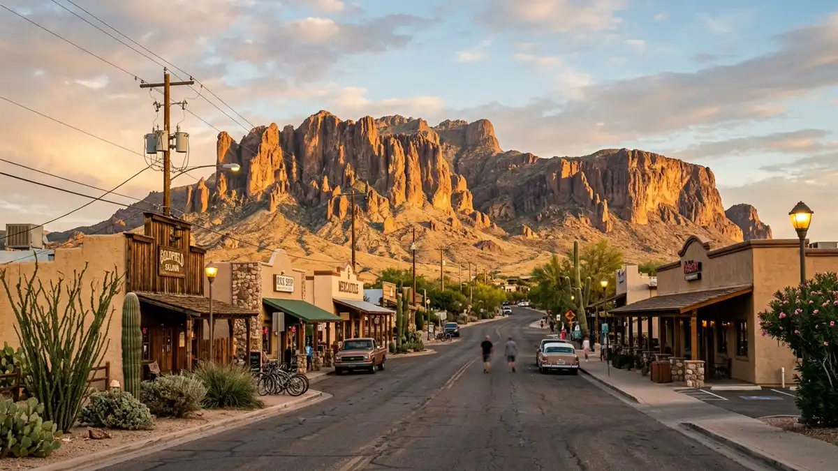 Public restroom locations mapped in Apache Junction, Arizona — 62 facilities across zip codes 85119, 85120, 85218