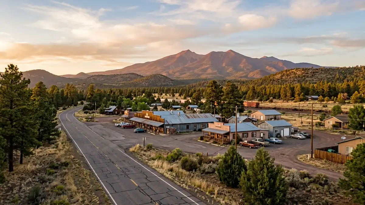 Public restroom locations mapped in Bellemont, Arizona — 1 facility across zip codes 86015