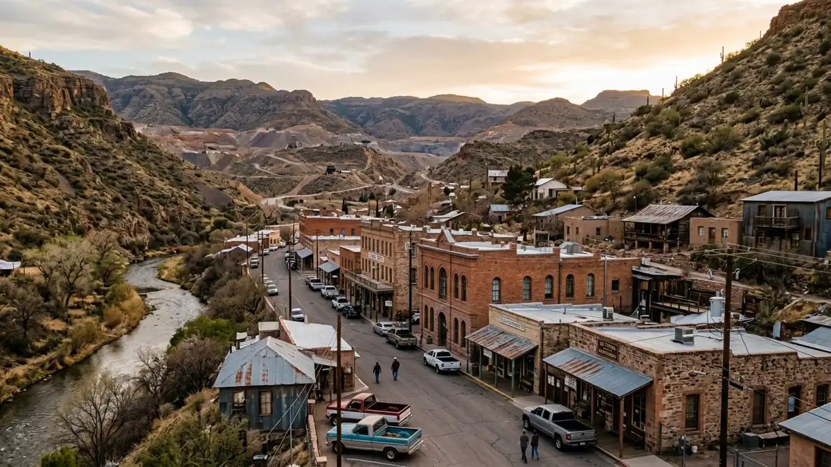 Public restroom locations mapped in Clifton, Arizona — 16 facilities across zip codes 85533, 85540