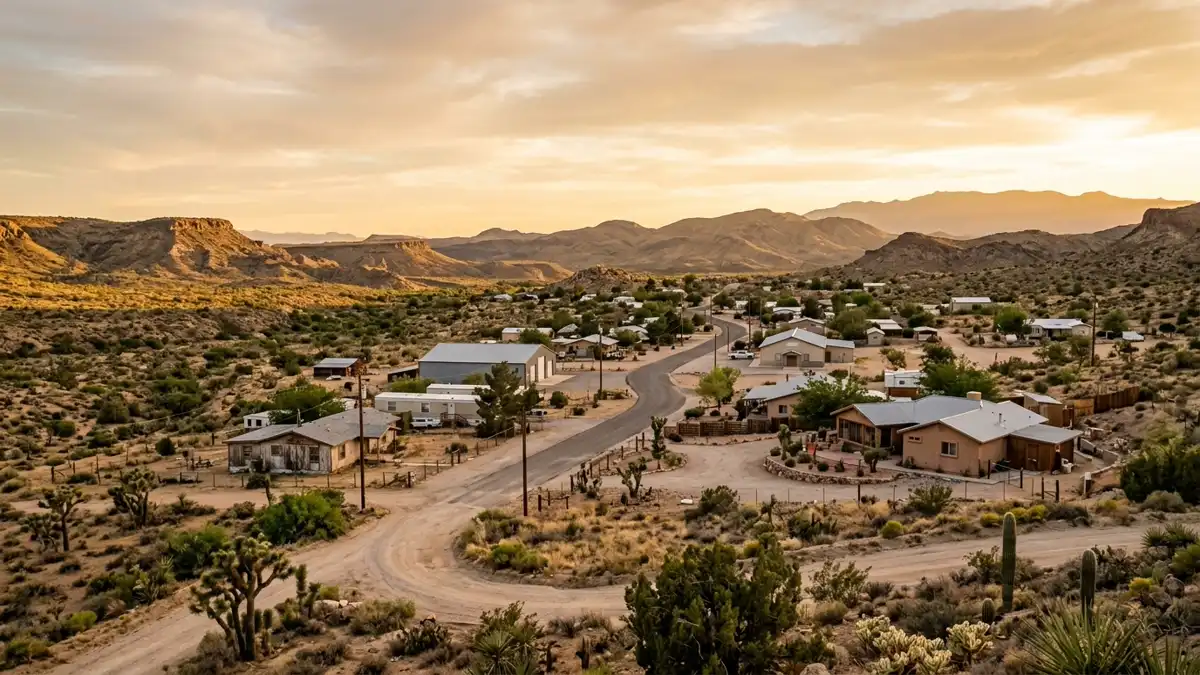 Public restroom locations mapped in Dolan Springs, Arizona — 6 facilities across zip codes 86441