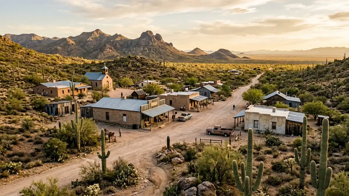Public restroom locations mapped in Kim, Arizona — 16 facilities across the city