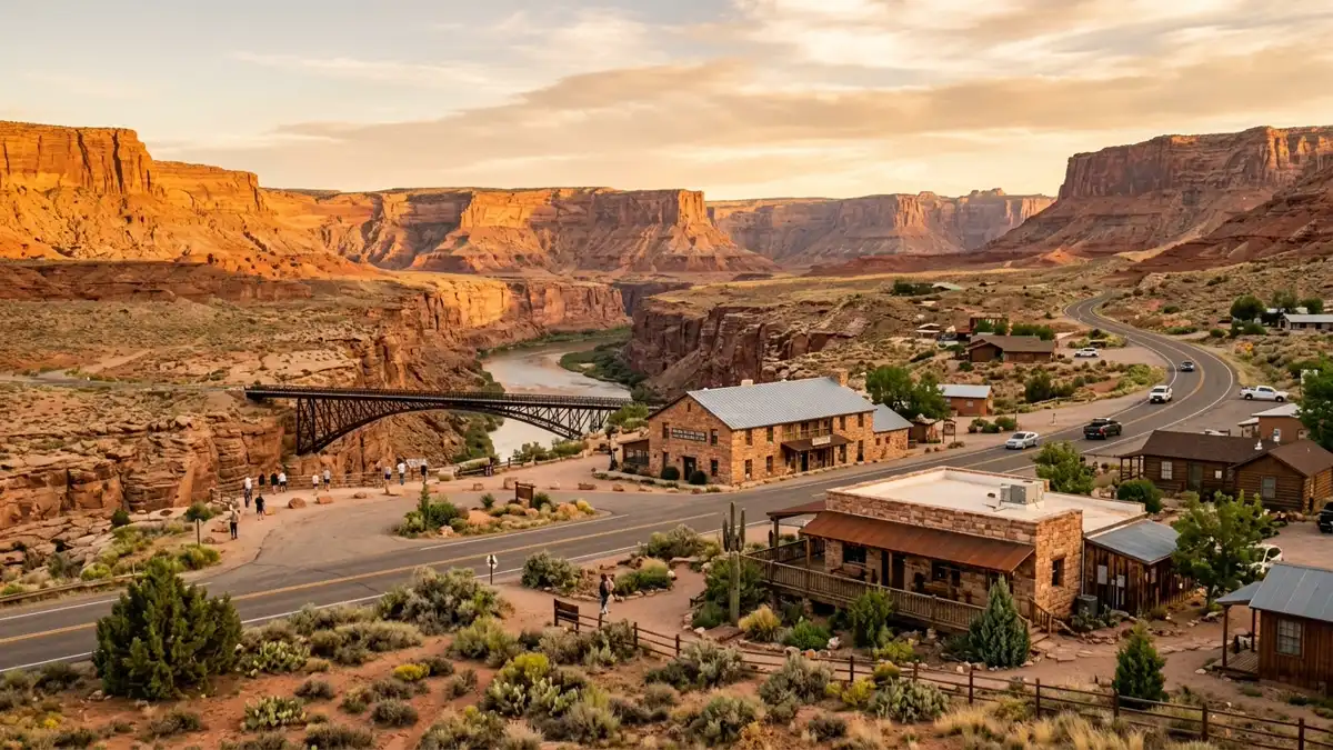 Public restroom locations mapped in Marble Canyon, Arizona — 19 facilities across zip codes 86022, 86036