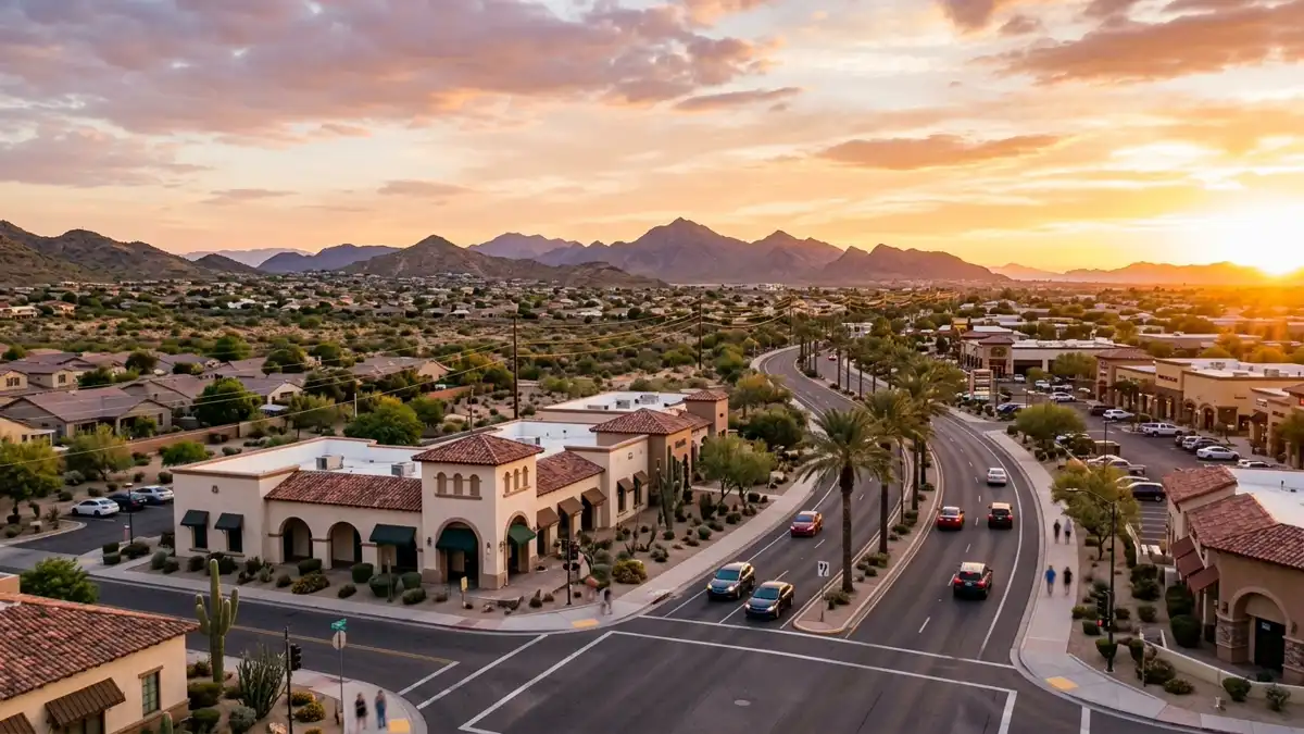 Public restroom locations mapped in Maricopa, Arizona — 4 facilities across zip codes 85138