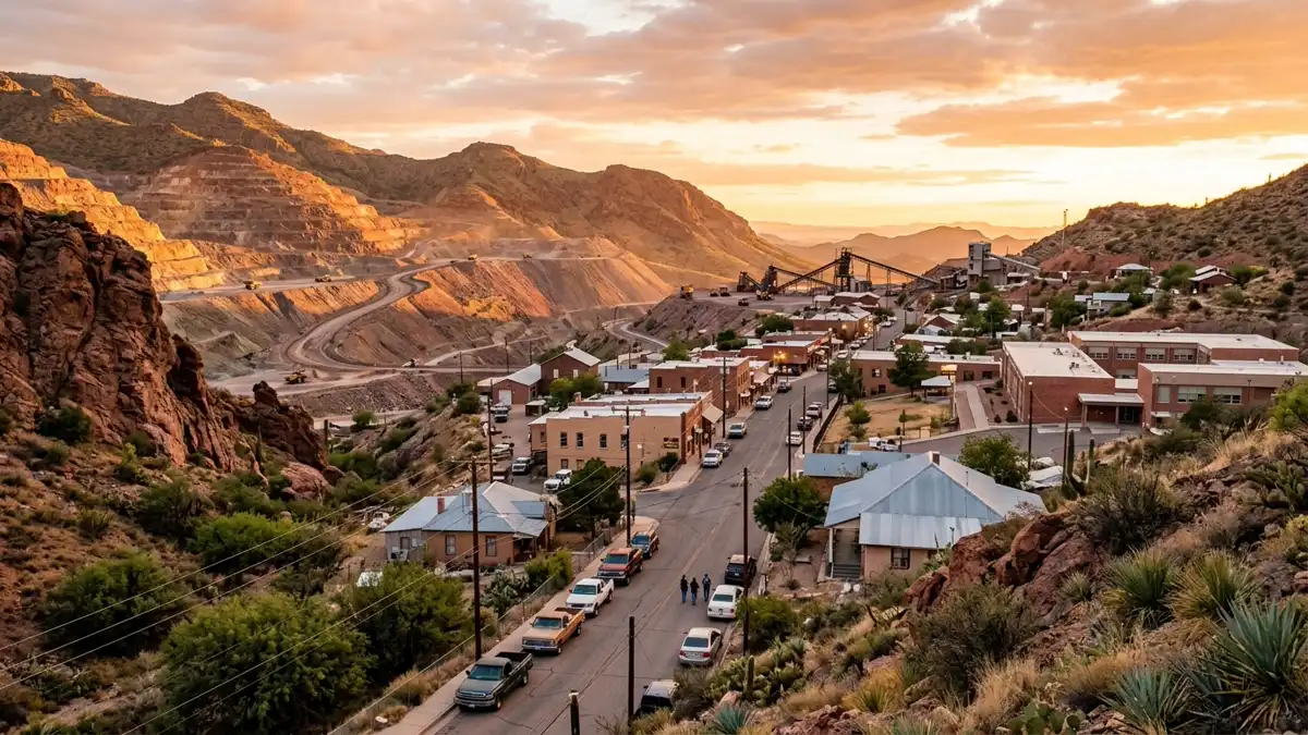 Public restroom locations mapped in Morenci, Arizona — 4 facilities across zip codes 85533