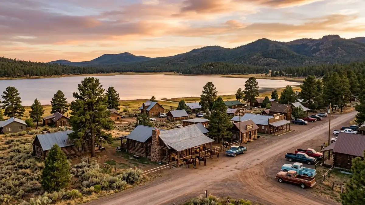 Public restroom locations mapped in Mormon Lake, Arizona — 4 facilities across zip codes 86038
