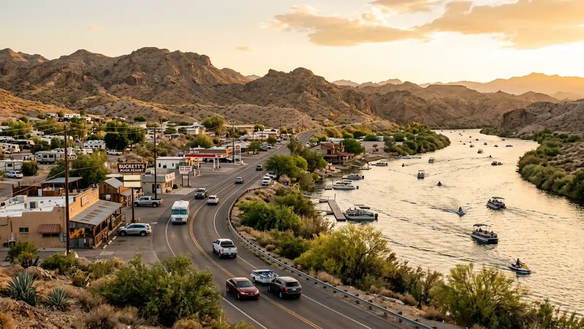 Public restroom locations mapped in Parker Strip, Arizona — 1 facility across the city