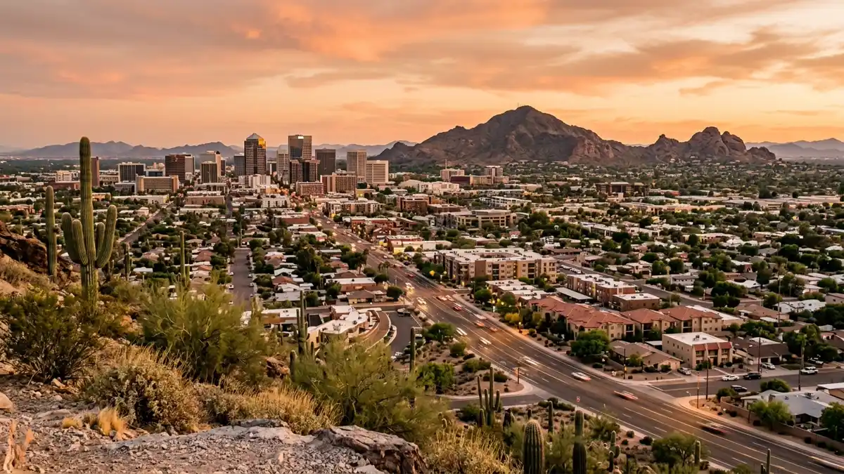 Public restroom locations mapped in Phoenix, Arizona — 787 facilities across zip codes 85003, 85004, 85005