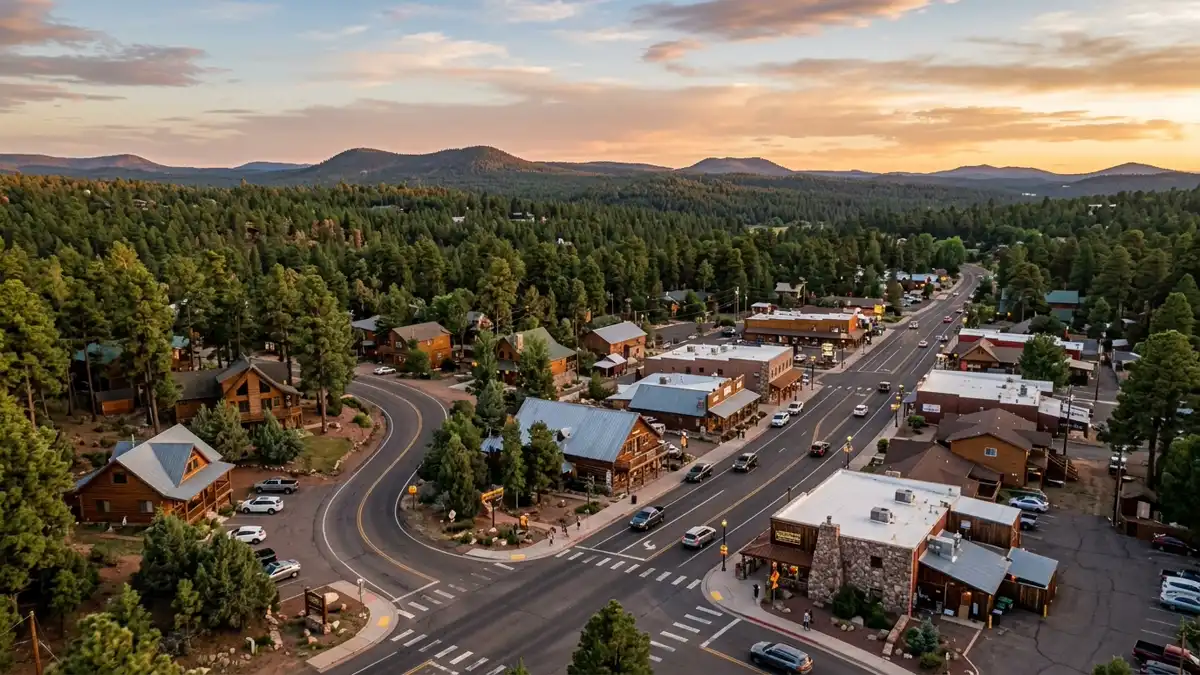 Public restroom locations mapped in Pinetop Lakeside, Arizona — 1 facility across zip codes 85935