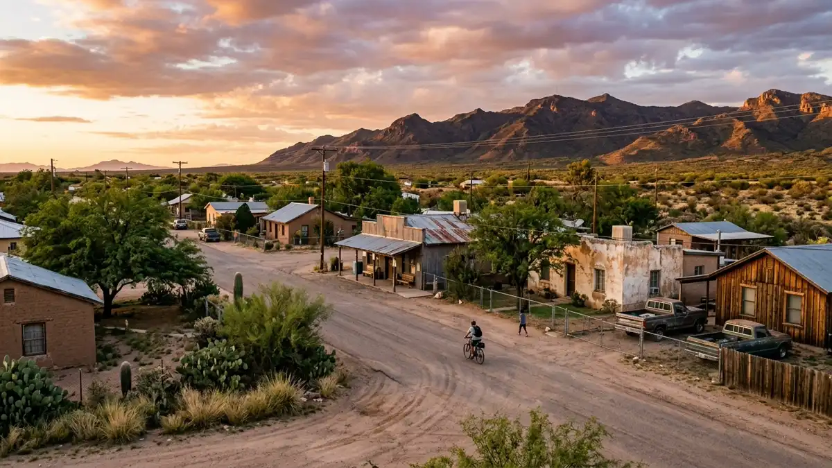 Public restroom locations mapped in Sacaton Gee Ki, Arizona — 11 facilities across the city