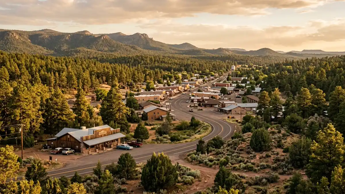 Public restroom locations mapped in Show Low, Arizona — 15 facilities across zip codes 85901