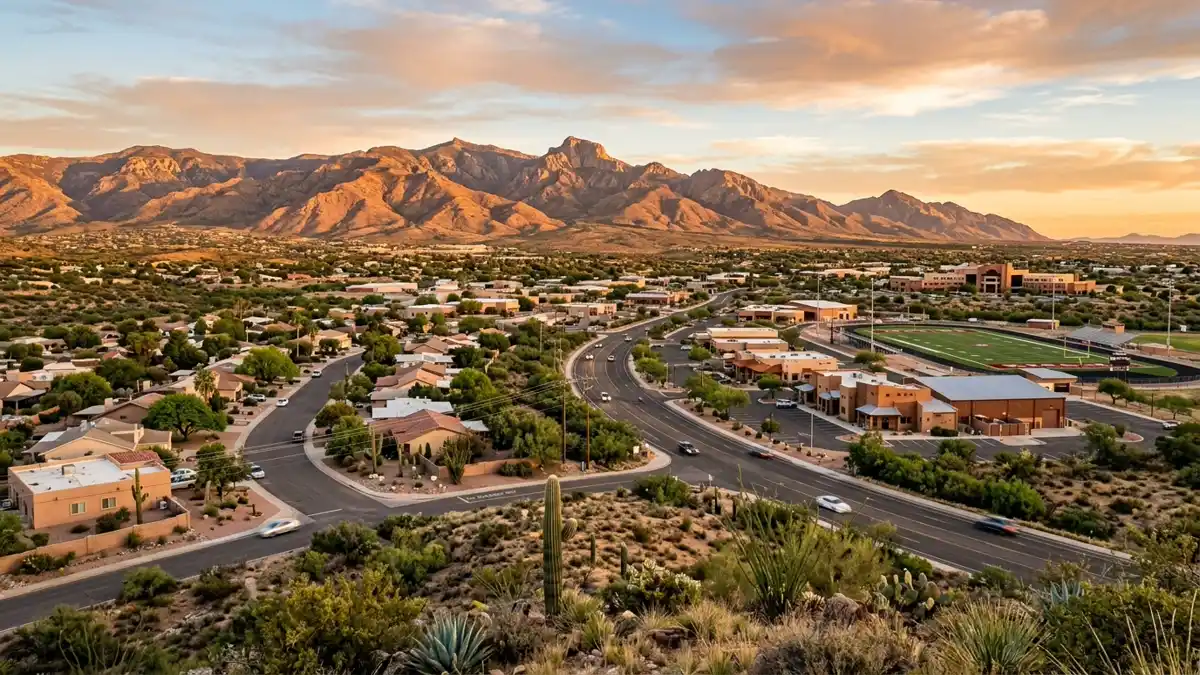 Public restroom locations mapped in Sierra Vista, Arizona — 41 facilities across zip codes 85635, 85636, 85670