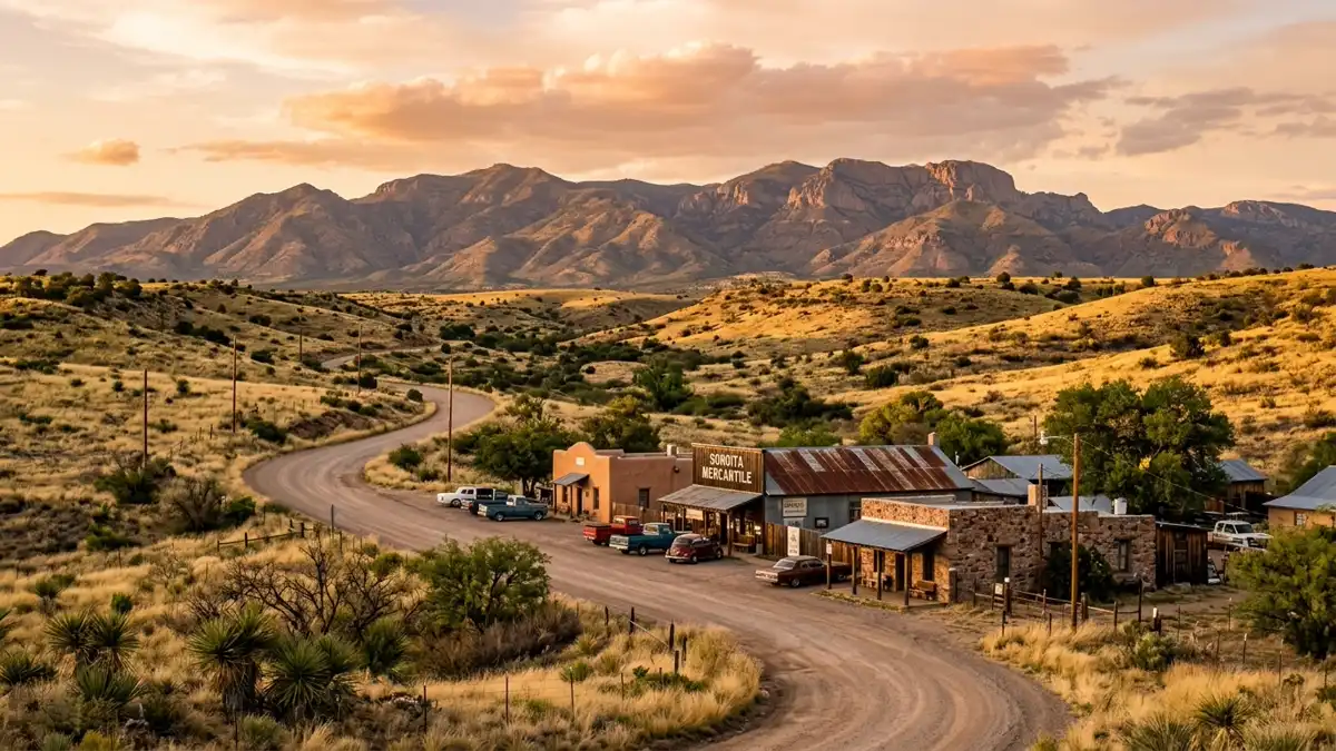Public restroom locations mapped in Sonoita, Arizona — 1 facility across zip codes 85637