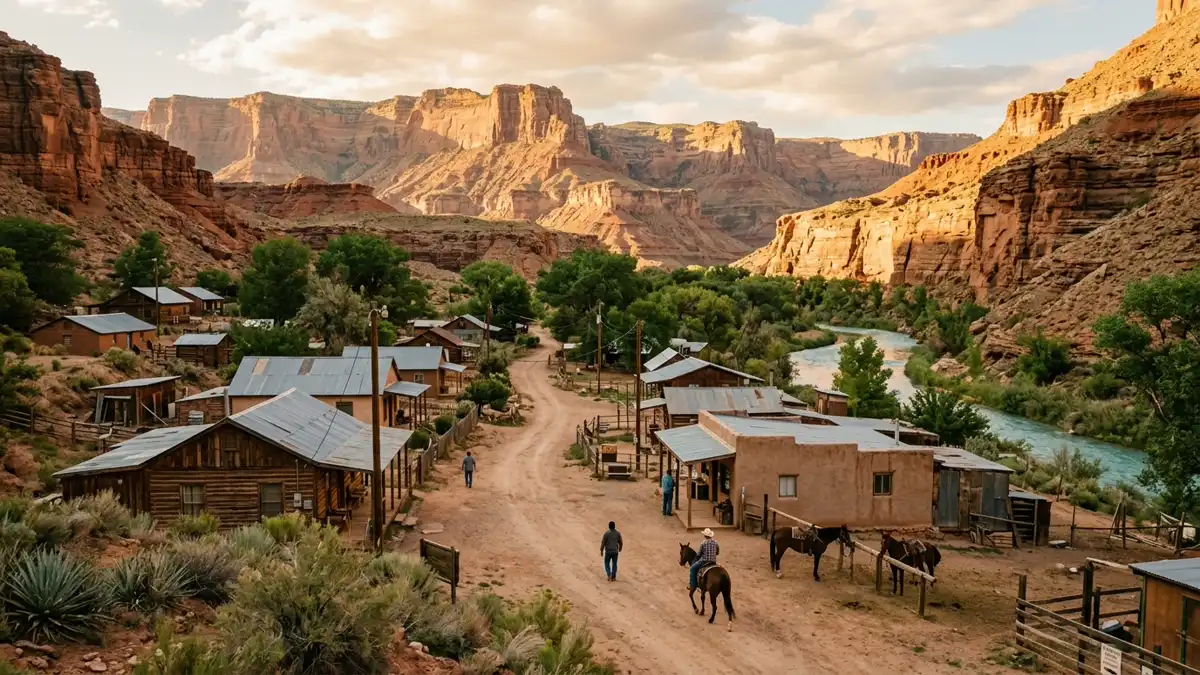 Public restroom locations mapped in Supai, Arizona — 4 facilities across the city