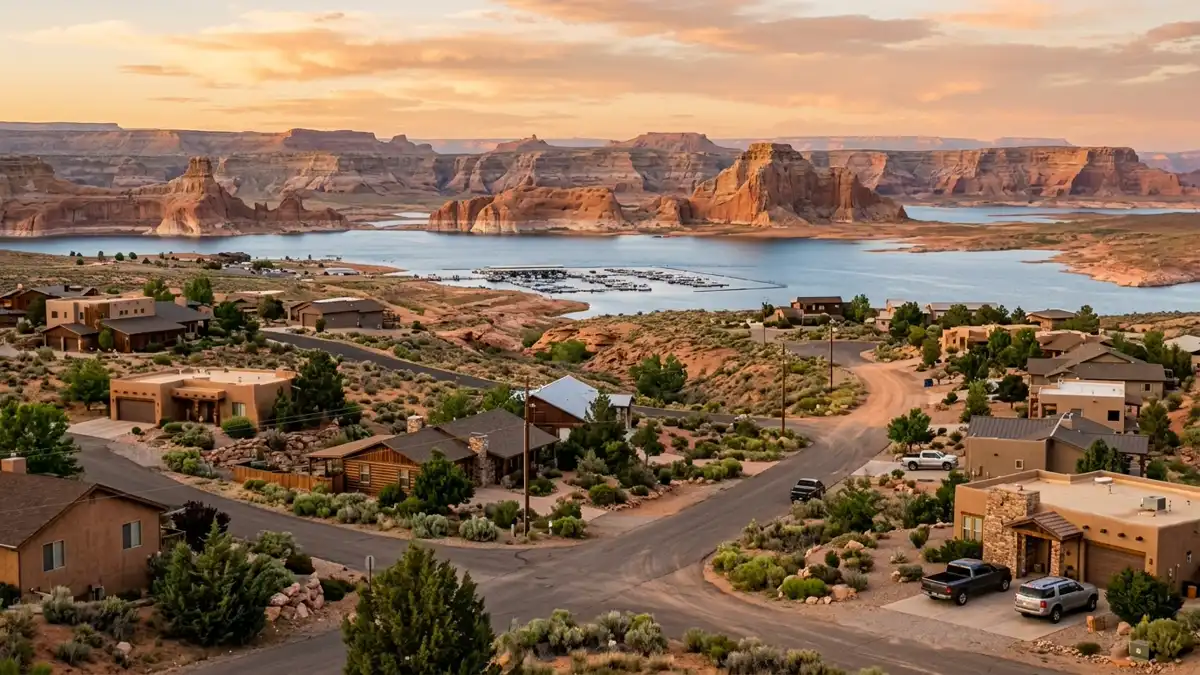 Public restroom locations mapped in Wahweap, Arizona — 39 facilities across the city