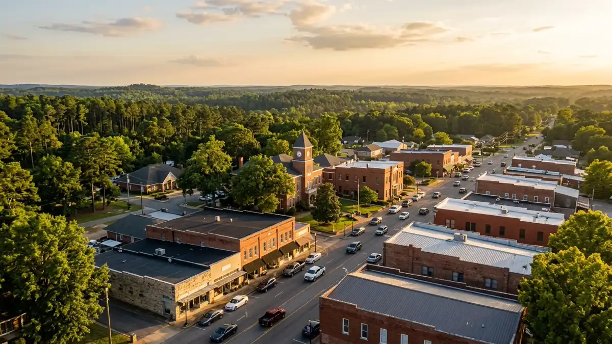Public restroom locations mapped in Bryant, Arkansas — 4 facilities across zip codes 72022