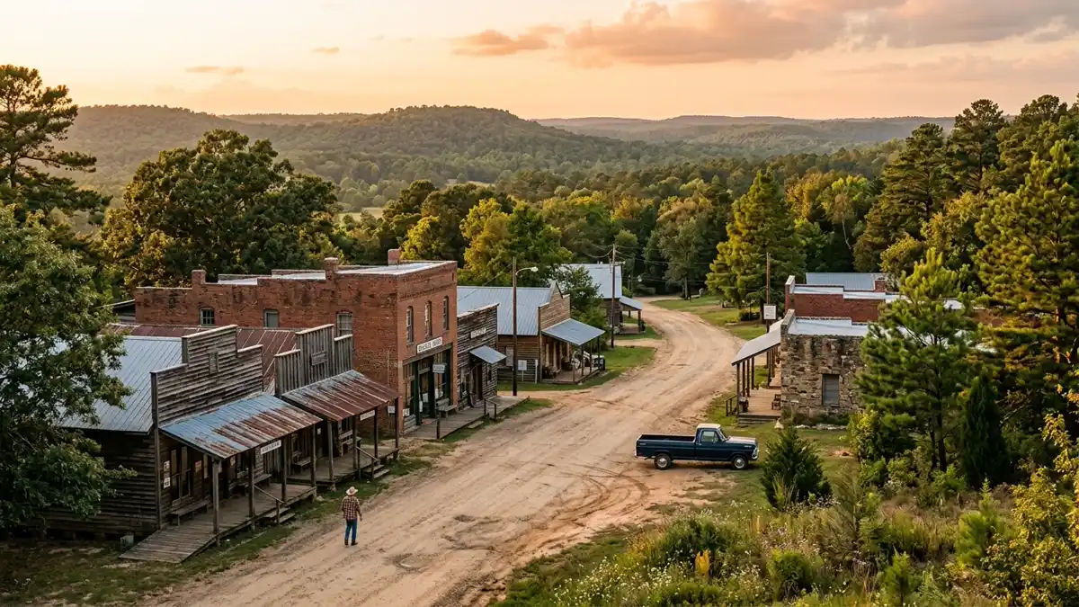 Public restroom locations mapped in Champagnolle, Arkansas — 4 facilities across zip codes 71730