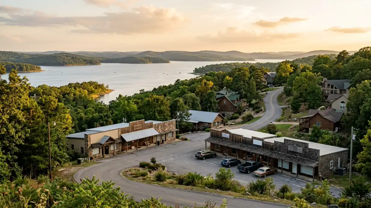Public restroom locations mapped in Fairfield Bay, Arkansas — 4 facilities across zip codes 72088