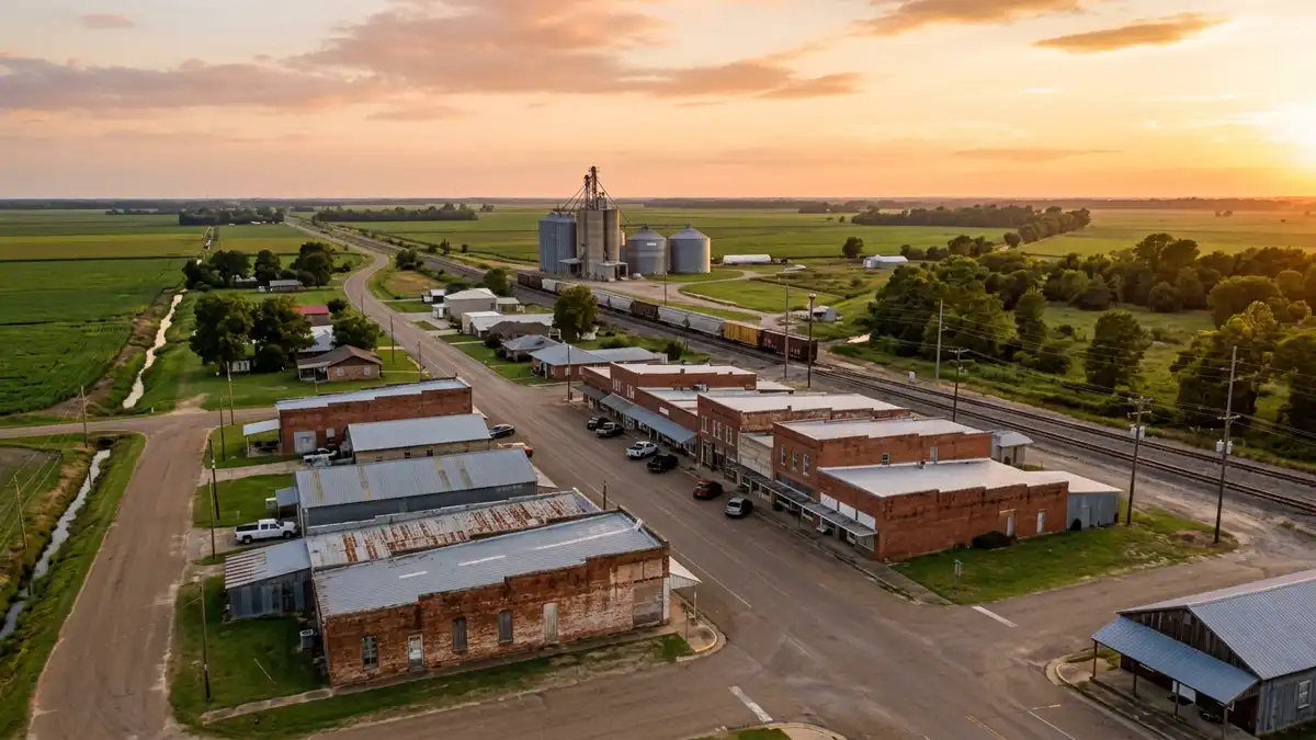 Public restroom locations mapped in Hoxie, Arkansas — 2 facilities across zip codes 72433