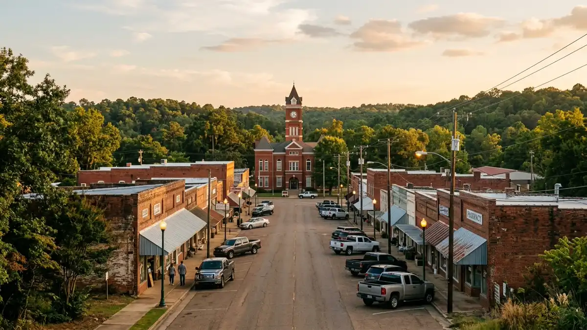 Public restroom locations mapped in Little River County, Arkansas — 1 facility across zip codes 71865