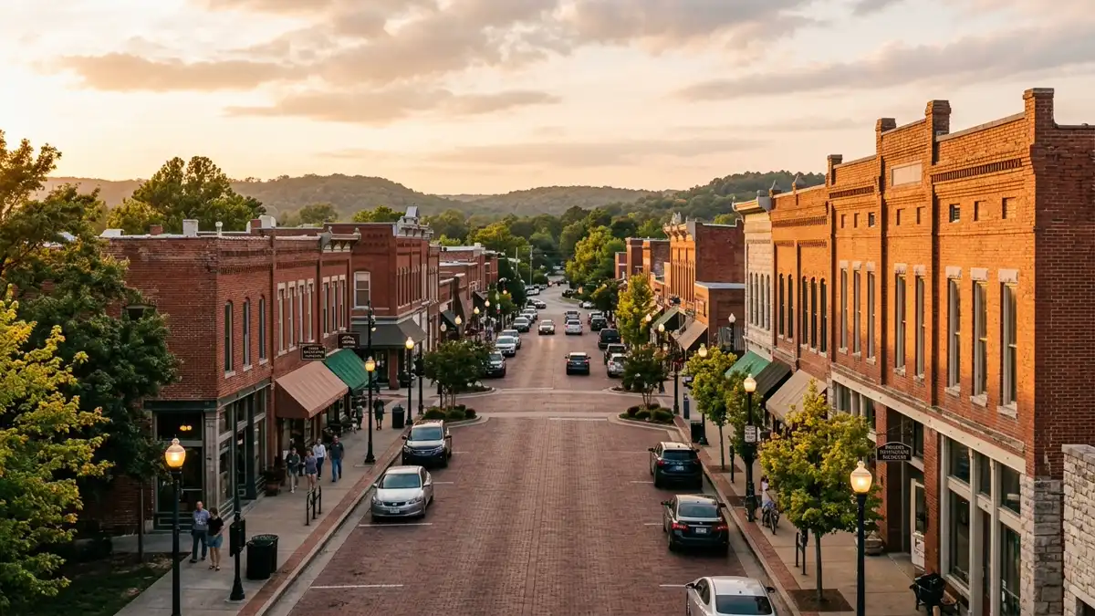 Public restroom locations mapped in Rogers, Arkansas — 61 facilities across zip codes 72718, 72756, 72758