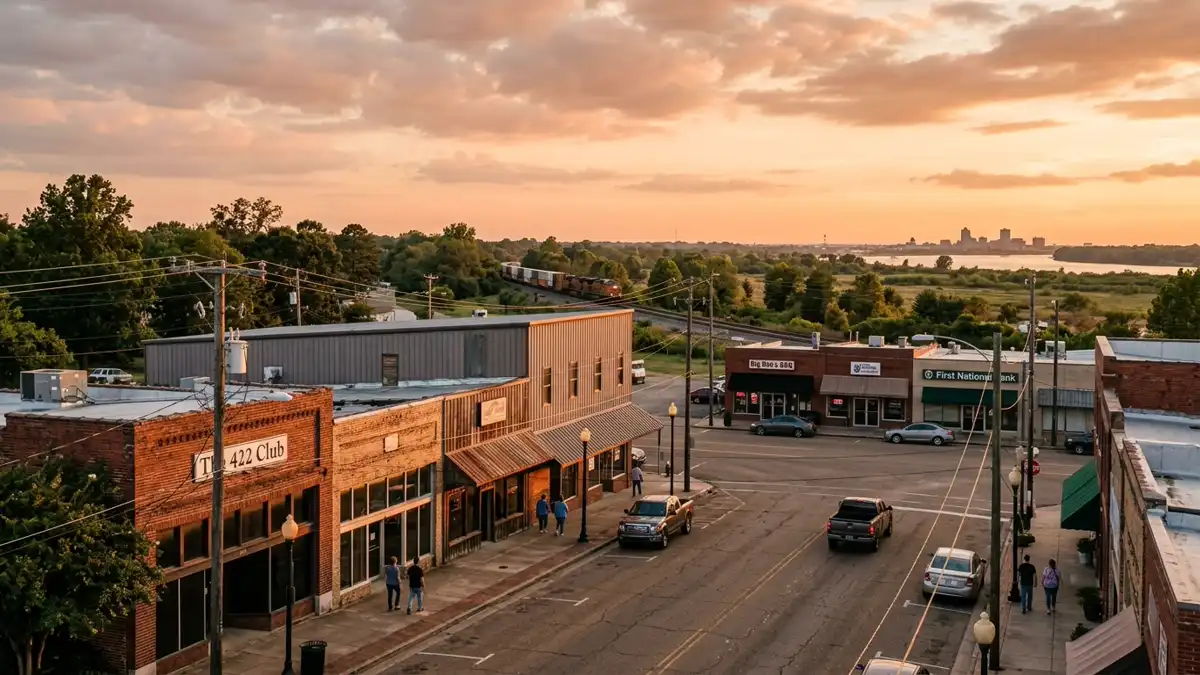 Public restroom locations mapped in West Memphis, Arkansas — 2 facilities across zip codes 72301