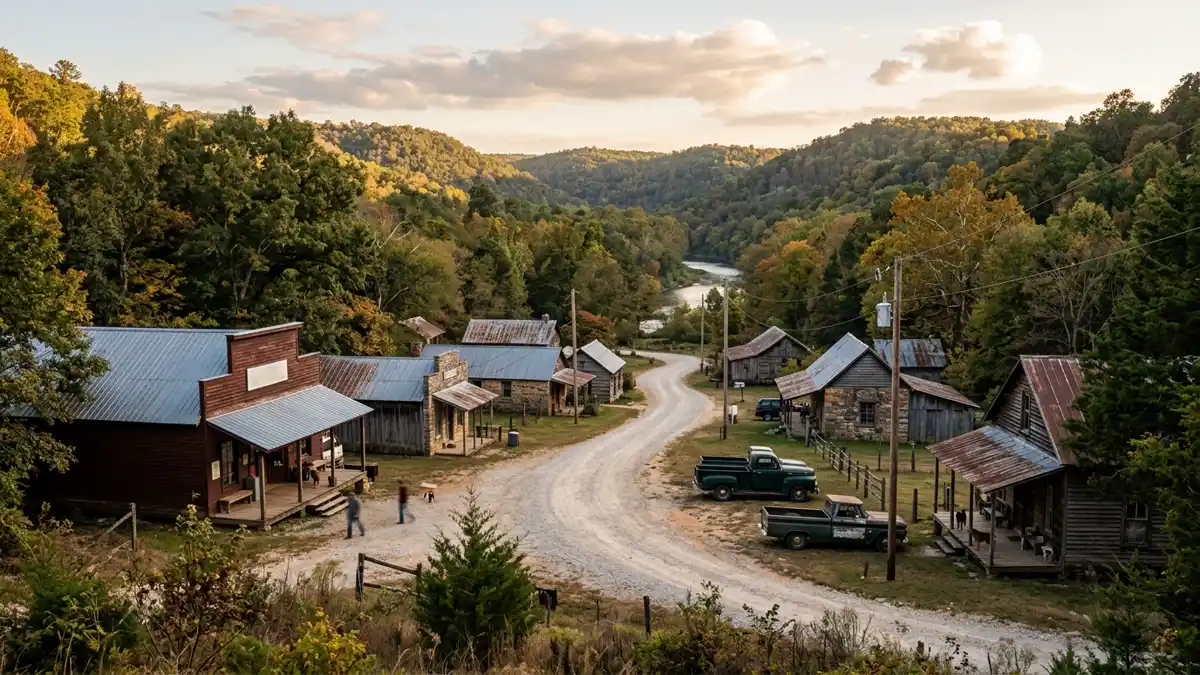 Public restroom locations mapped in Woolum, Arkansas — 3 facilities across the city