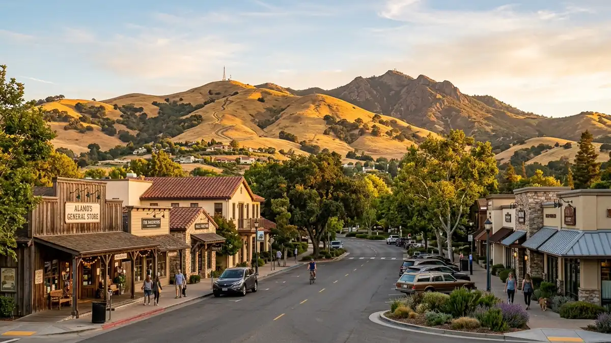 Public restroom locations mapped in Alamo, California — 24 facilities across zip codes 94507