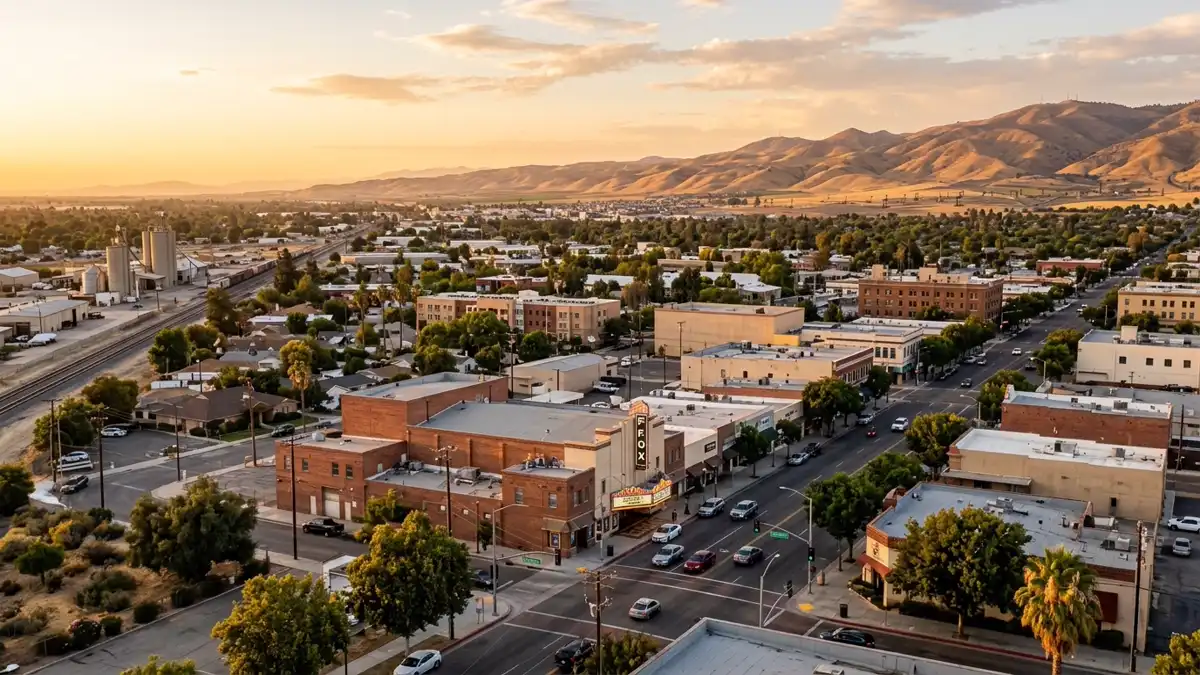 Public restroom locations mapped in Bakersfield, California — 116 facilities across zip codes 93301, 93304, 93305