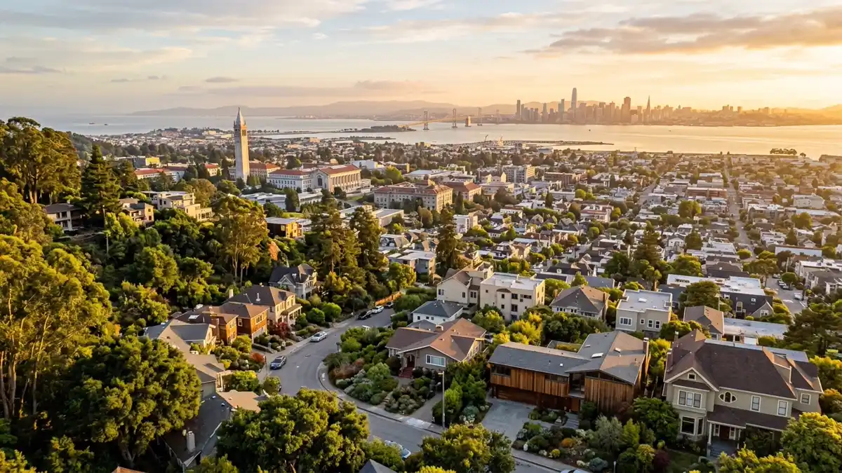 Public restroom locations mapped in Berkeley, California — 128 facilities across zip codes 94608, 94701, 94702