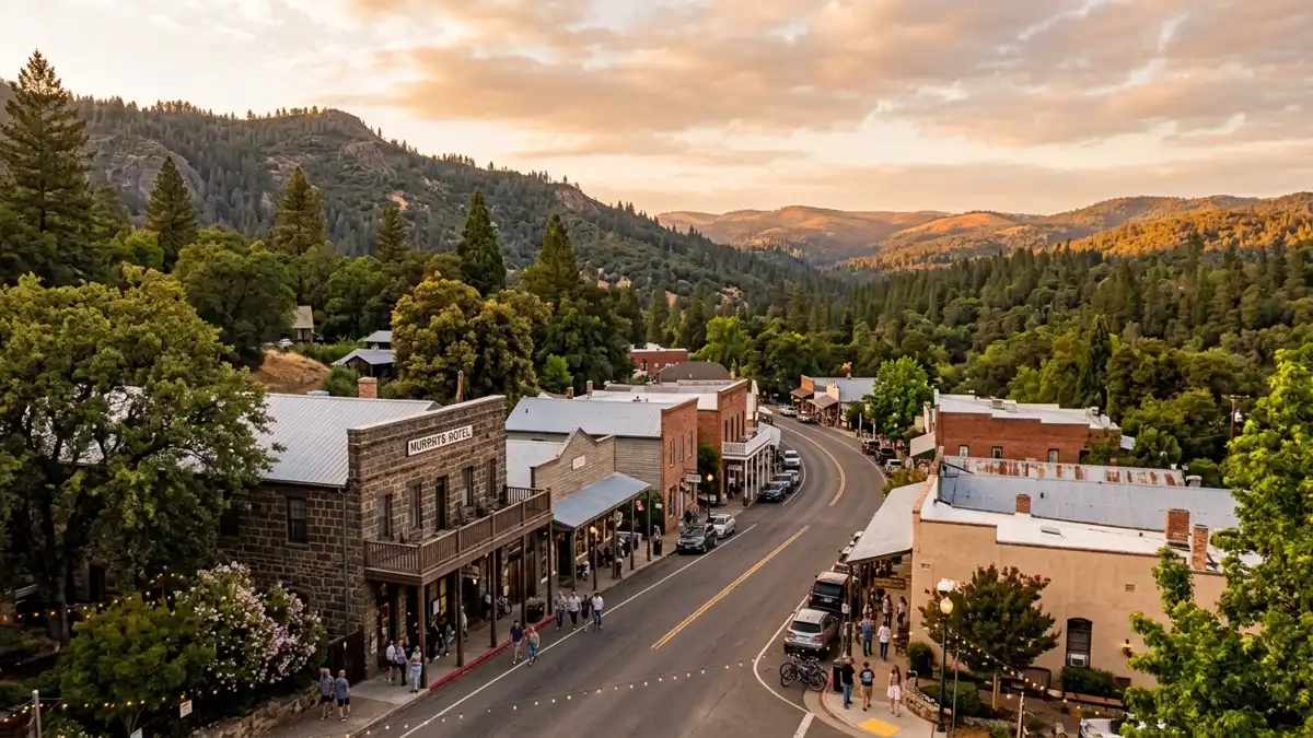 Public restroom locations mapped in Calaveras County, California — 101 facilities across zip codes 95222, 95223, 95226