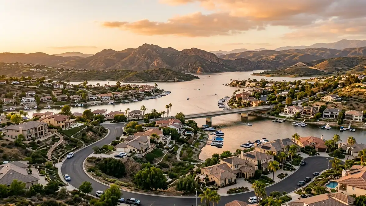 Public restroom locations mapped in Canyon Lake, California — 9 facilities across zip codes 92584, 92587
