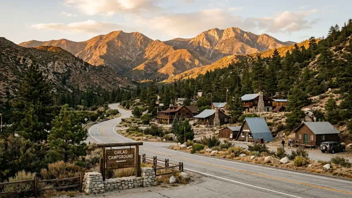 Public restroom locations mapped in Chilao, California — 4 facilities across the city
