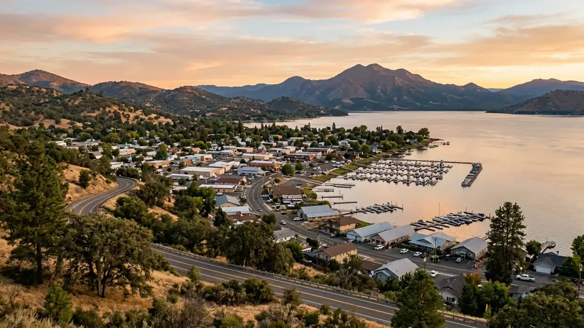 Public restroom locations mapped in Clearlake Oaks, California — 1 facilities across zip codes 95423
