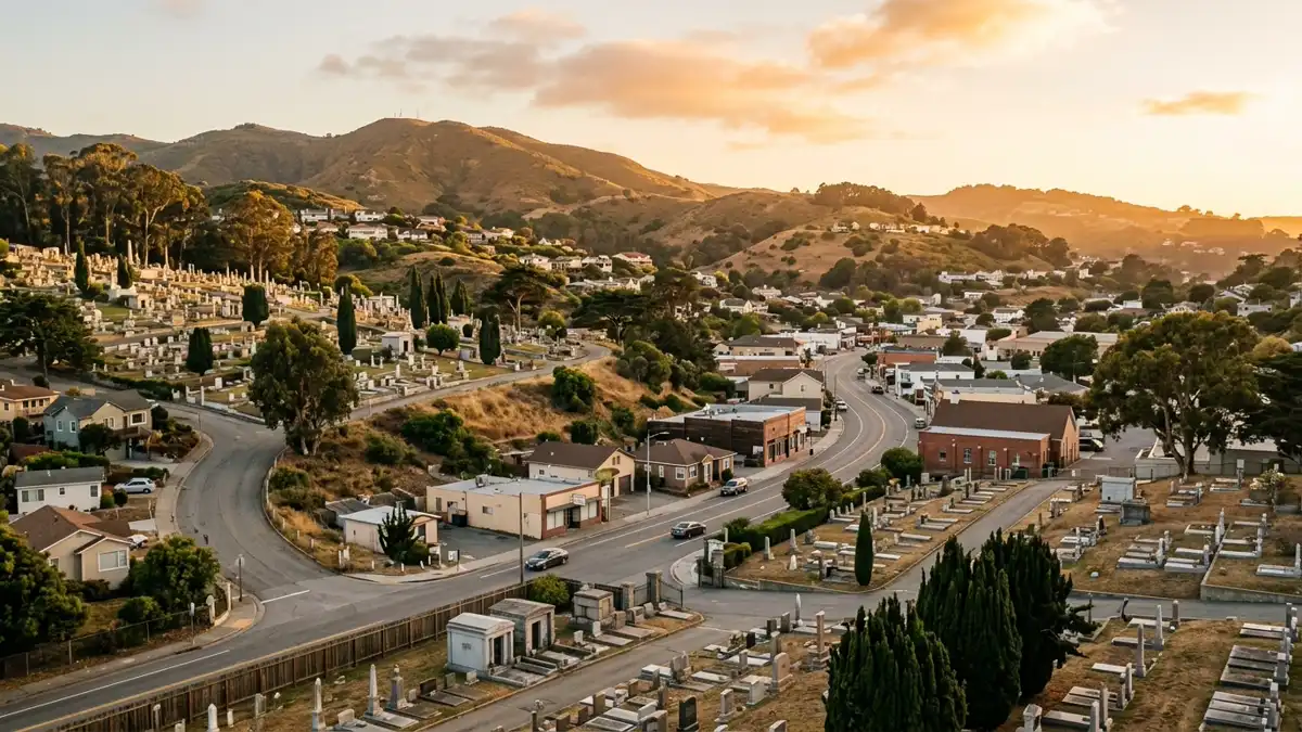 Public restroom locations mapped in Colma, California — 2 facilities across zip codes 94014