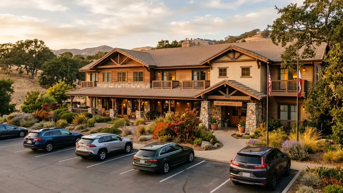 Hotels and accommodation options near mapped restrooms in Contra Costa County, California